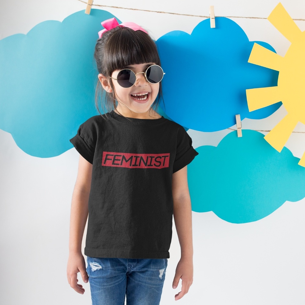 Feminist w/Red Outline T-Shirt